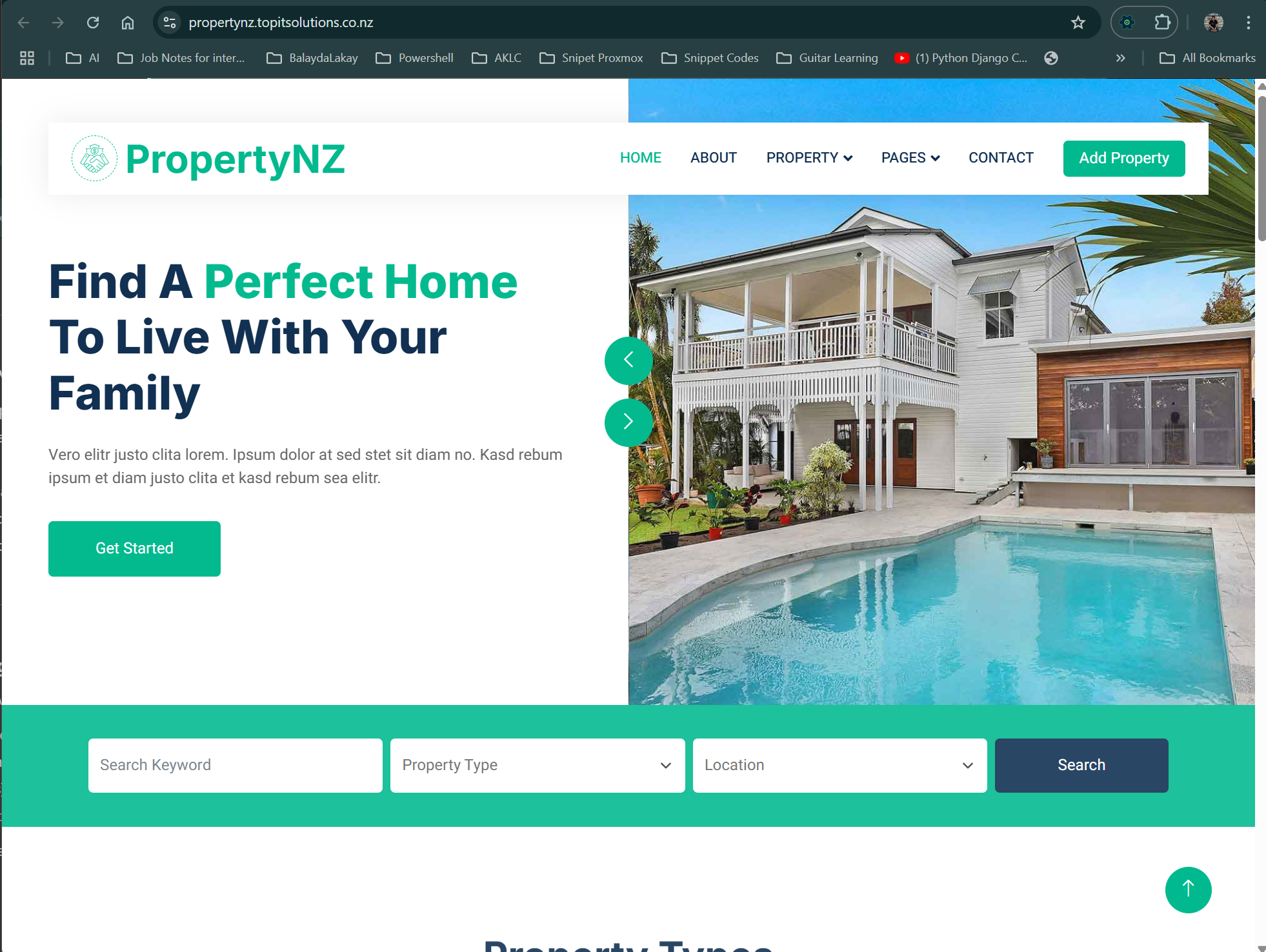 Property NZ | Web Template