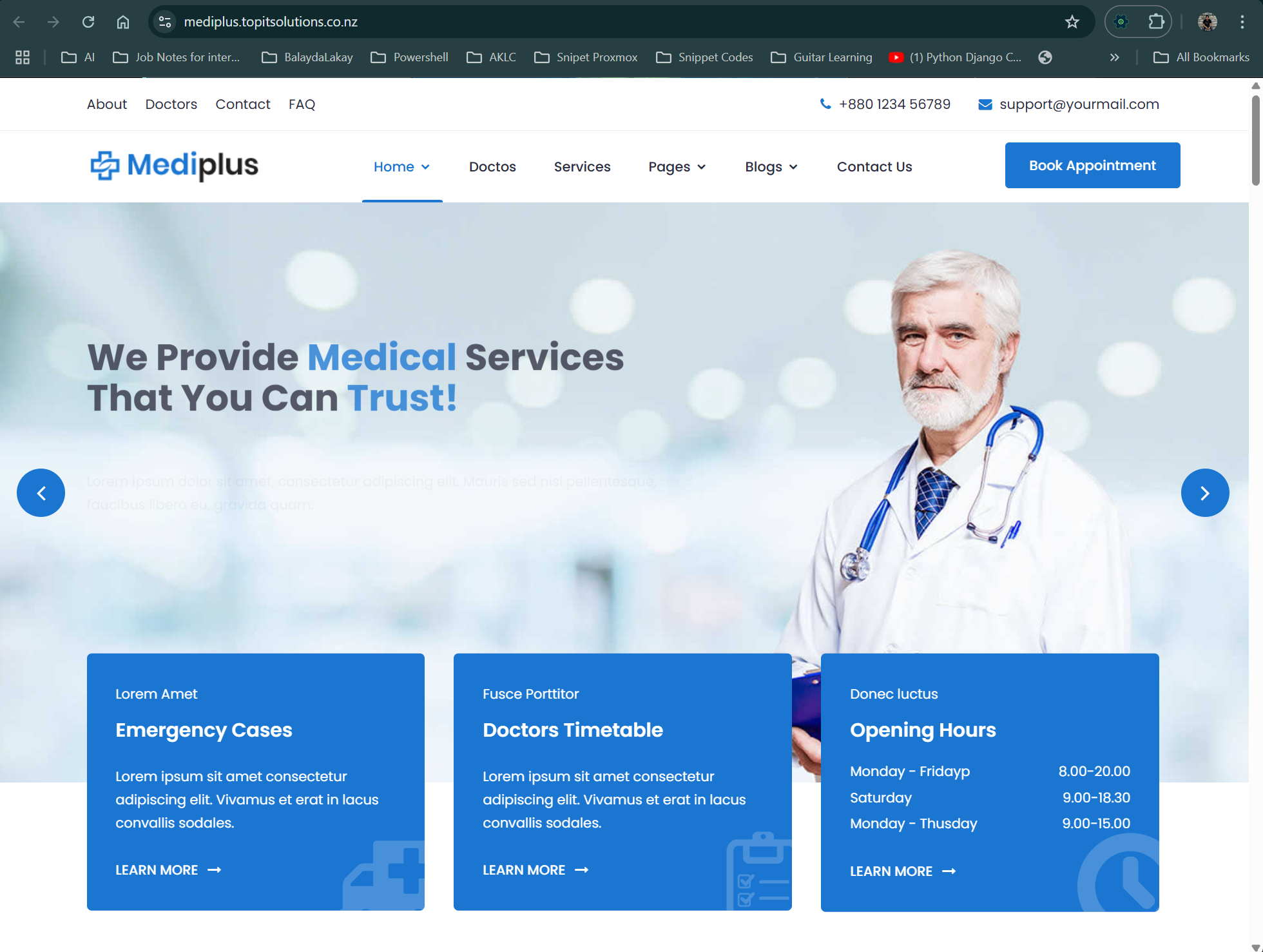 MediPlus | Web template